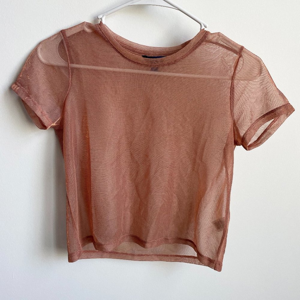 Mesh Crop Top